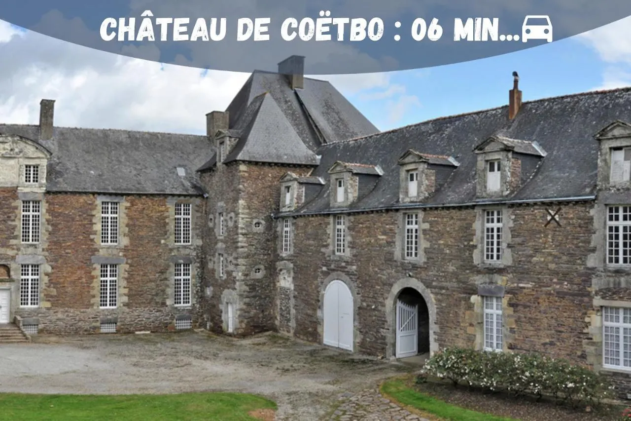 Appartement Centre-Ville ~ Wi-Fi ~ Netflix ~ T4 Le Gurval Guer France