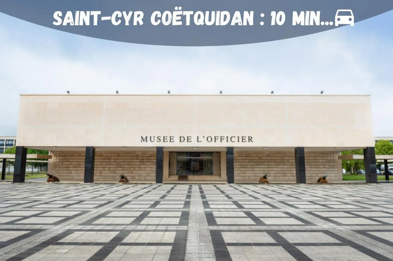 Centre-Ville ~ Wi-Fi ~ Netflix ~ T4 Le Gurval Guer 0*,  France